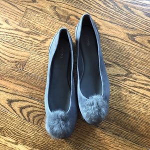 Michael Kors Gray Ballet Flats